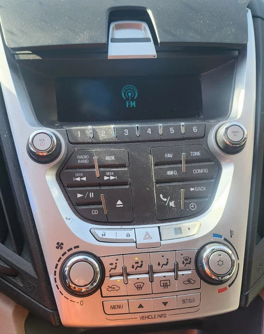 2010-2012 CHEVROLET EQUINOX RADIO AM/FM RECEIVER MP3 CD PLAYER MODULE 20983516