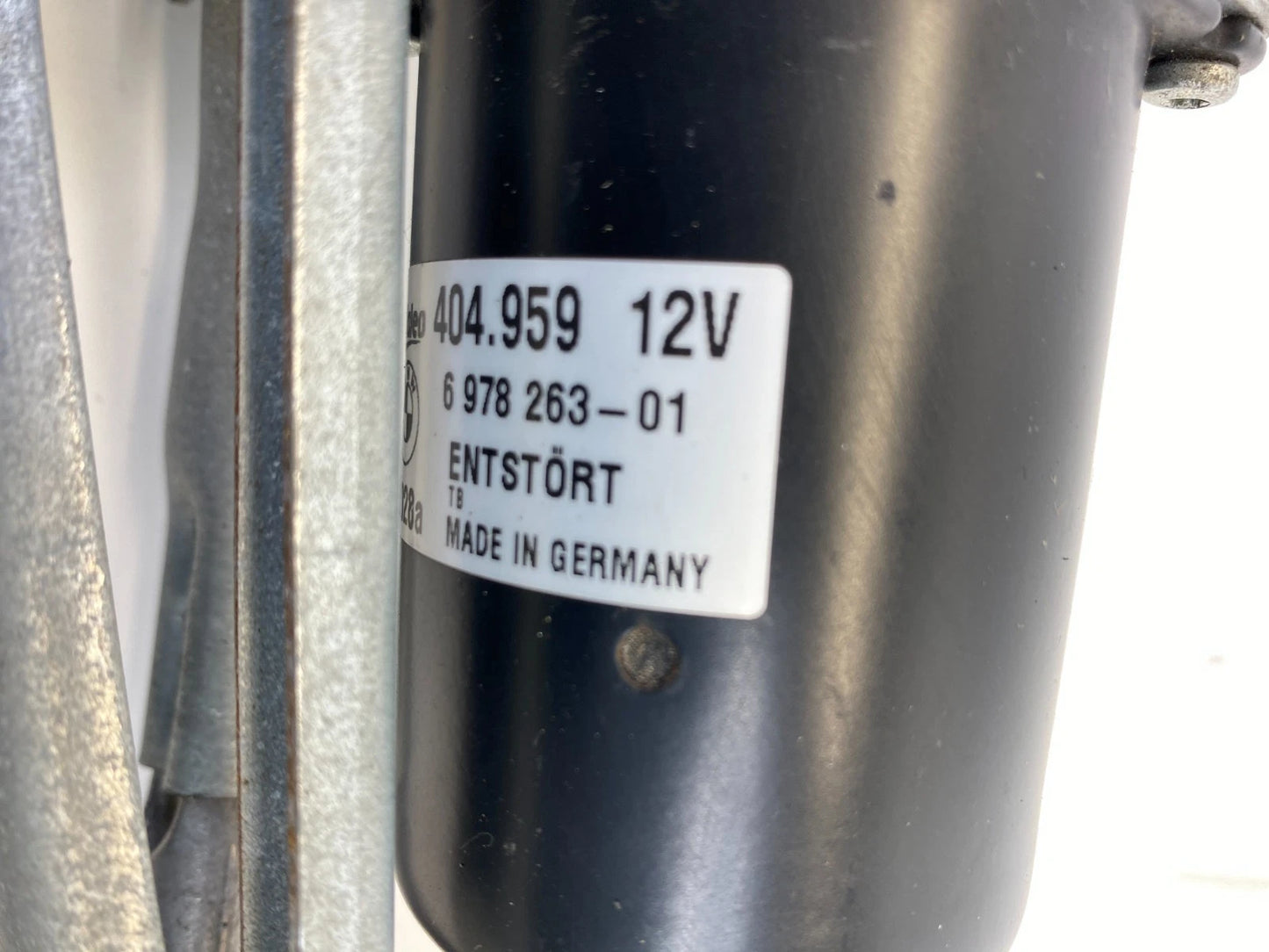 07 08 BMW 328XI 07-13 328I FRONT WINDSHIELD WIPER LINKAGE MOTOR 6978263-01 OEM