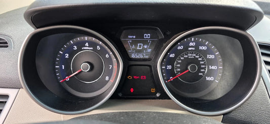 2014-2016 HYUNDAI ELANTRA SEDAN 1.8L INSTRUMENT CLUSTER GAUGE PANEL 165K MILES