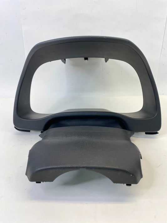 17 18 HYUNDAI ELANTRA CLUSTER BEZEL COVER TRIM W/ UPPER STEERING COLUMN COVER