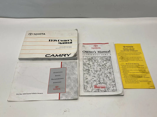 1998 98 TOYOTA CAMRY SEDAN OWNER'S MANUAL GUIDE BOOK & SUPPLEMENT OEM