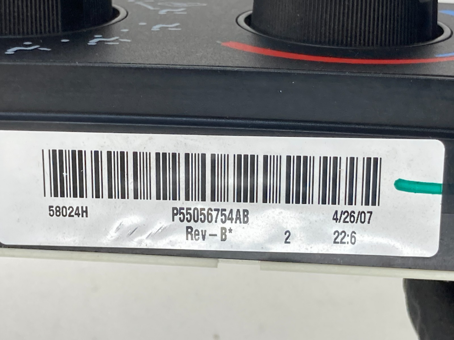 2006 2007 Dodge Dakota A/C Heater Temperature Climate Control Switch Assy OEM