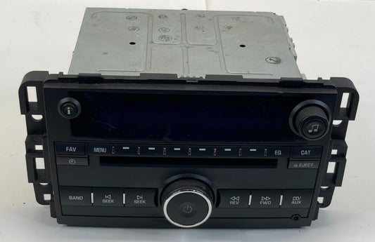 2008 08 CHEVROLET IMPALA RADIO AM FM CD PLAYER RECEIVER 25887147 OEM