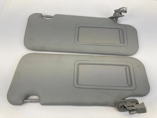 2014-2018 MAZDA 3 SUN VISOR SHADE PAIR SET DRIVER & PASSENGER SIDES GRAY OEM