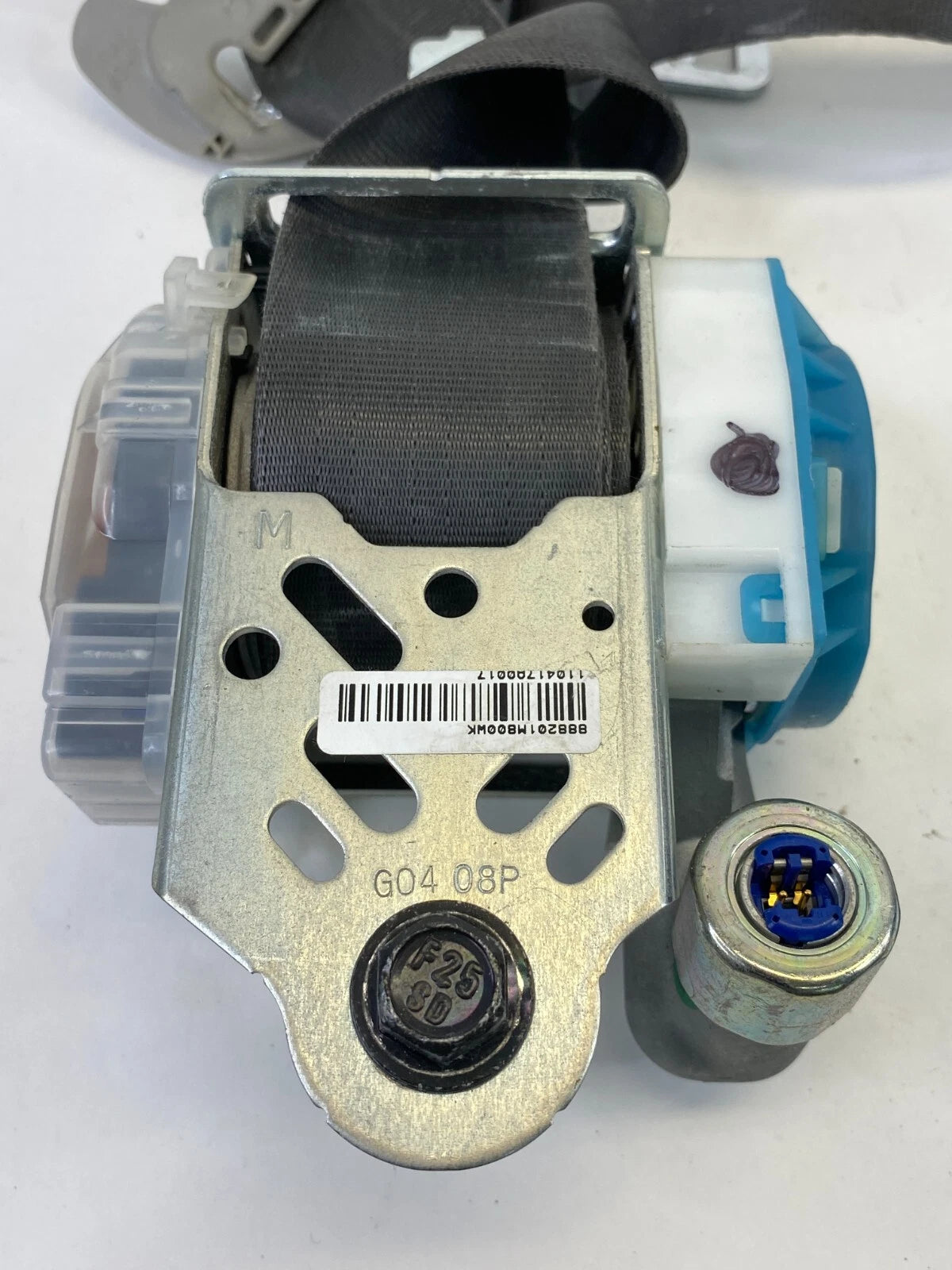 11-13 KIA FORTE FRONT RIGHT PASSENGER SIDE SEAT BELT RETRACTOR 88820-1M800WK OEM