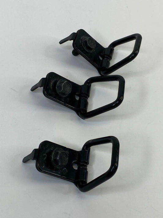 2009-2011 CHEVROLET CHEVY AVEO SEDAN REAR TRUNK TIE DOWN HOOK SET OF 3 OEM