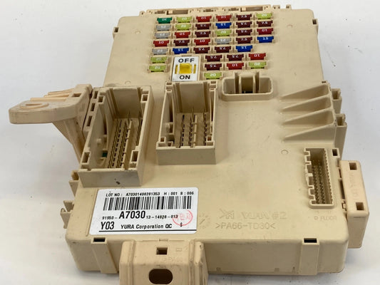 14-16 KIA FORTE INTERIOR UNDER DASH FUSE RELAY BOX COMPARTMENT 91950A7030 OEM