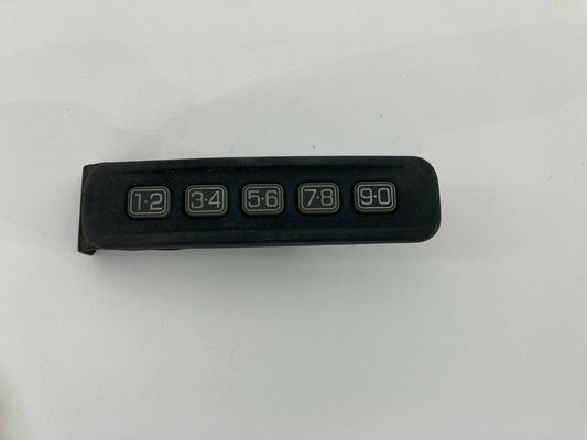 2008 FORD ESCAPE DOOR KEYLESS ENTRY NUMBER KEYPAD ASSEMBLY 7L8T-14A626-AAW OEM