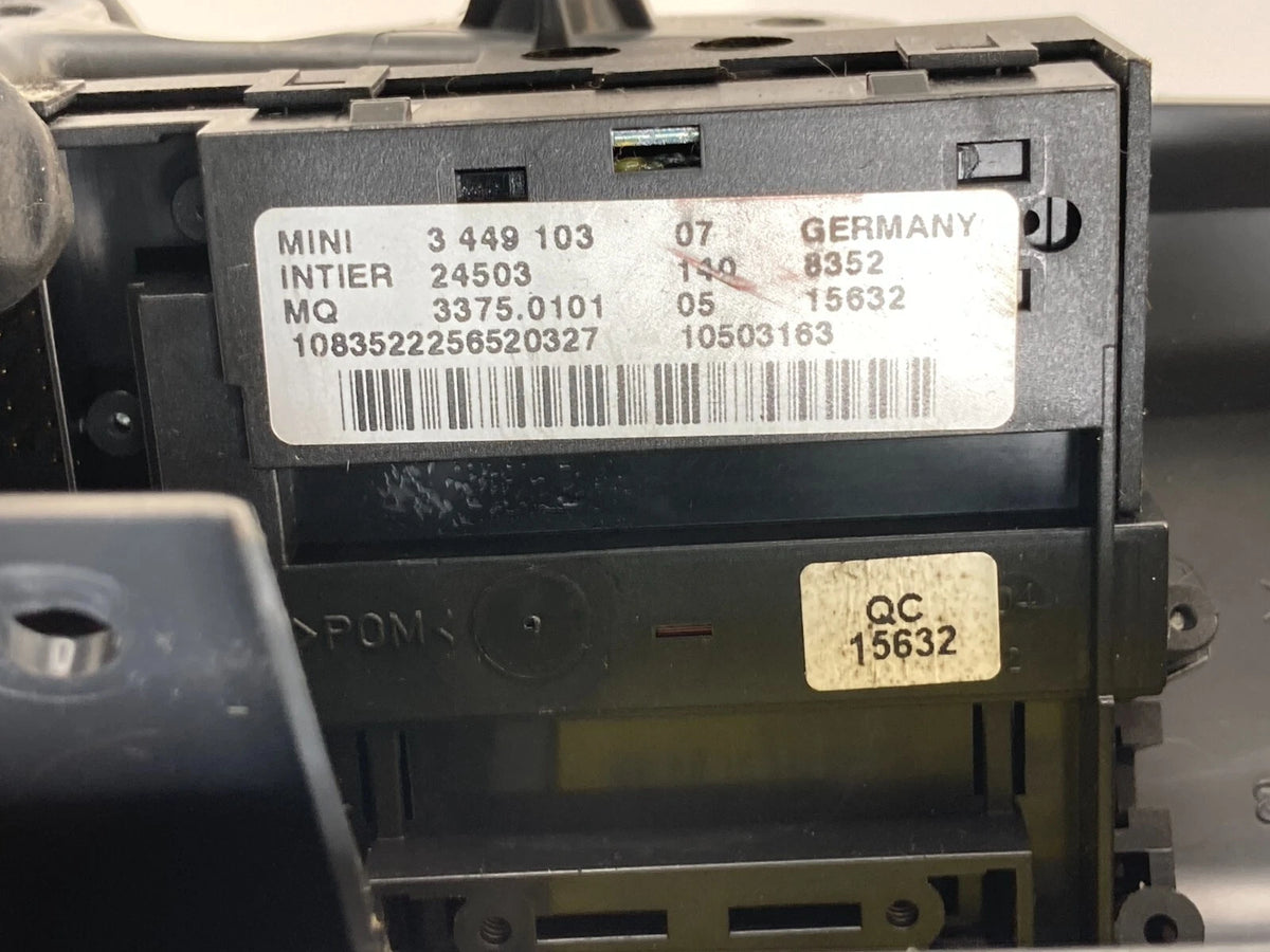 2007-2018 MINI COOPER R56 START STOP IGNITION STARTER BUTTON SWITCH UNIT 3449103