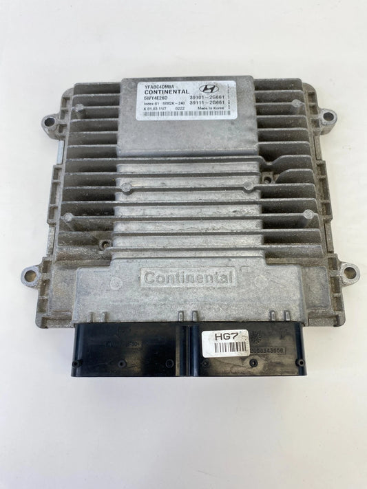 2011-2013 HYUNDAI SONATA 2.4L AT ENGINE CONTROL MODULE ECM ECU 39101-2G661 OEM