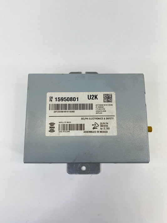 2006-2009 CHEVROLET EQUINOX SATELLITE RADIO RECEIVER MODULE PART 15950801 OEM
