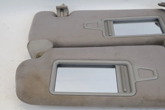 2011-2014 HYUNDAI SONATA LEFT & RIGHT SUNVISOR SUN VISOR SET CLOTH GRAY OEM