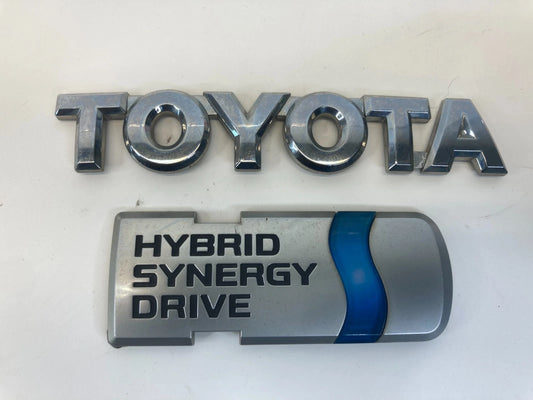 2004-2009 TOYOTA PRIUS REAR EMBLEM TRUNK HATCH LOGO BADGE SIGN SET 75441-47020