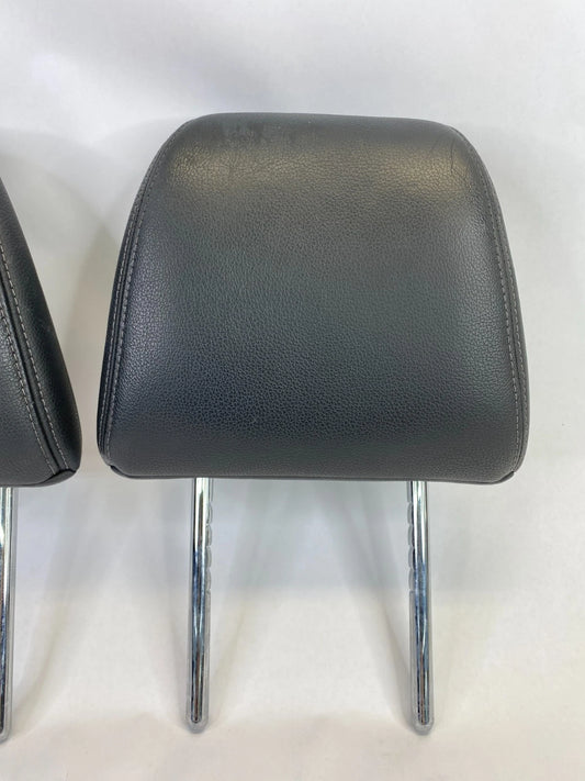 2013-2017 HONDA ACCORD SEDAN FRONT SEAT HEADREST SET LEFT & RIGHT BLACK LEATHER