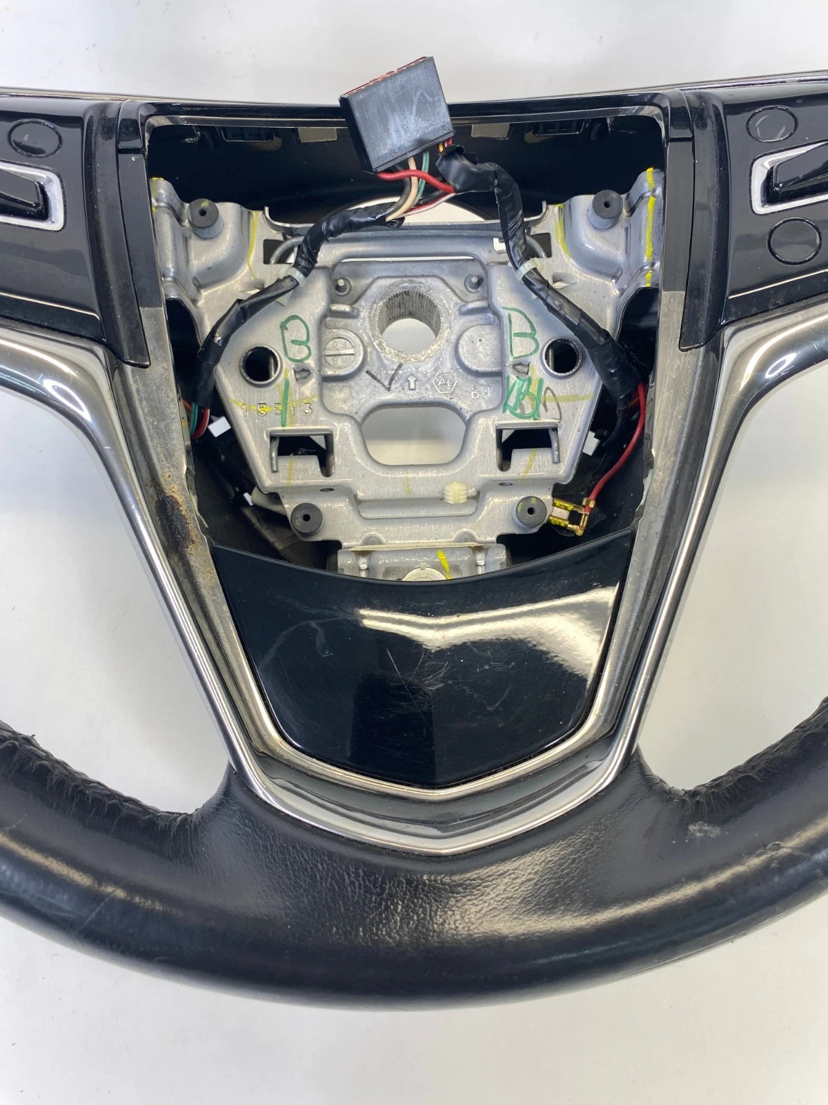13-18 CADILLAC ATS SEDAN STEERING WHEEL W/ AUDIO CONTROL SWITCH LEATHER BLACK