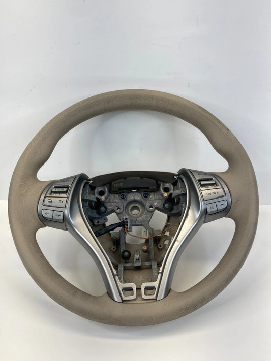2013-2015 NISSAN ALTIMA STEERING WHEEL W/ CRUISE CONTROLS ASSY 48430-3TA1B OEM
