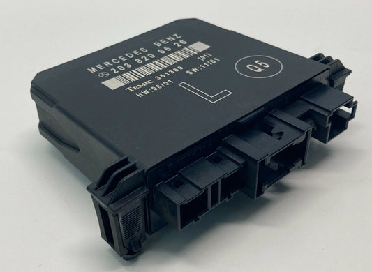 01-05 MERCEDES-BENZ C240 REAR LEFT SIDE DOOR LOCK CONTROL MODULE 2038206526 OEM
