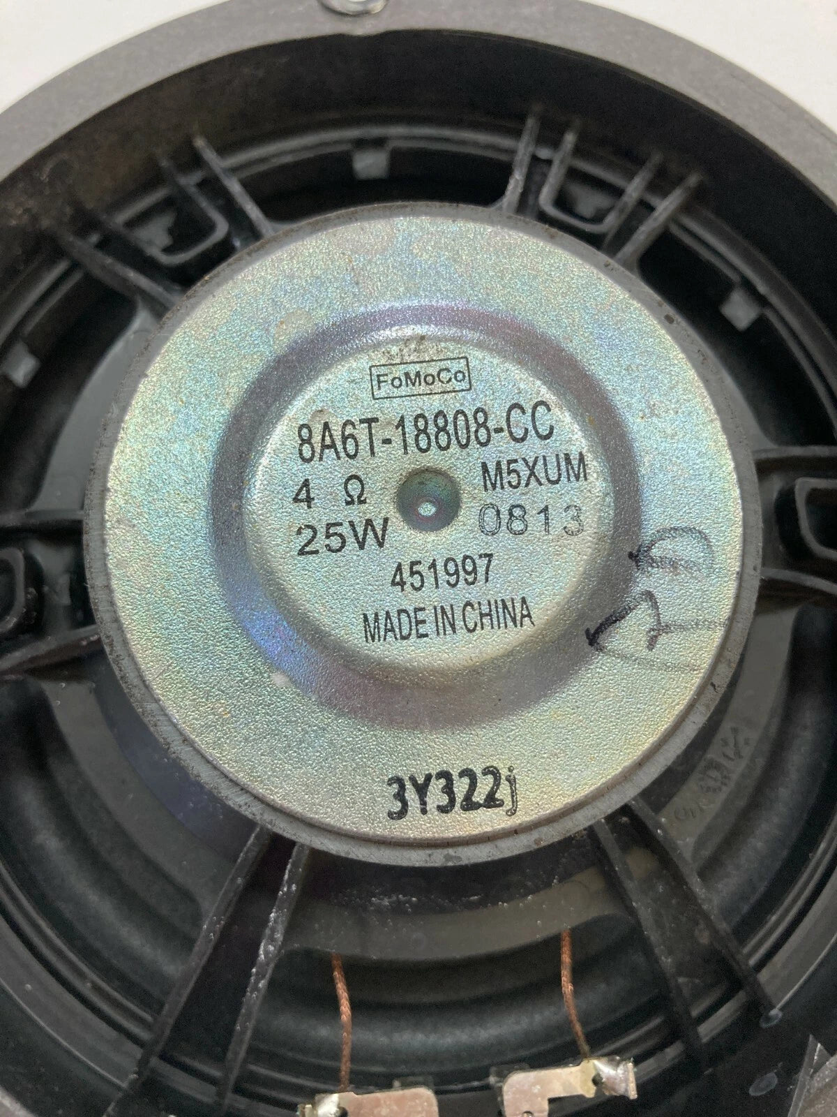 2014-2019 FORD FIESTA REAR RIGHT PASSENGER DOOR SPEAKER AUDIO 8A6T-18808-CC OEM