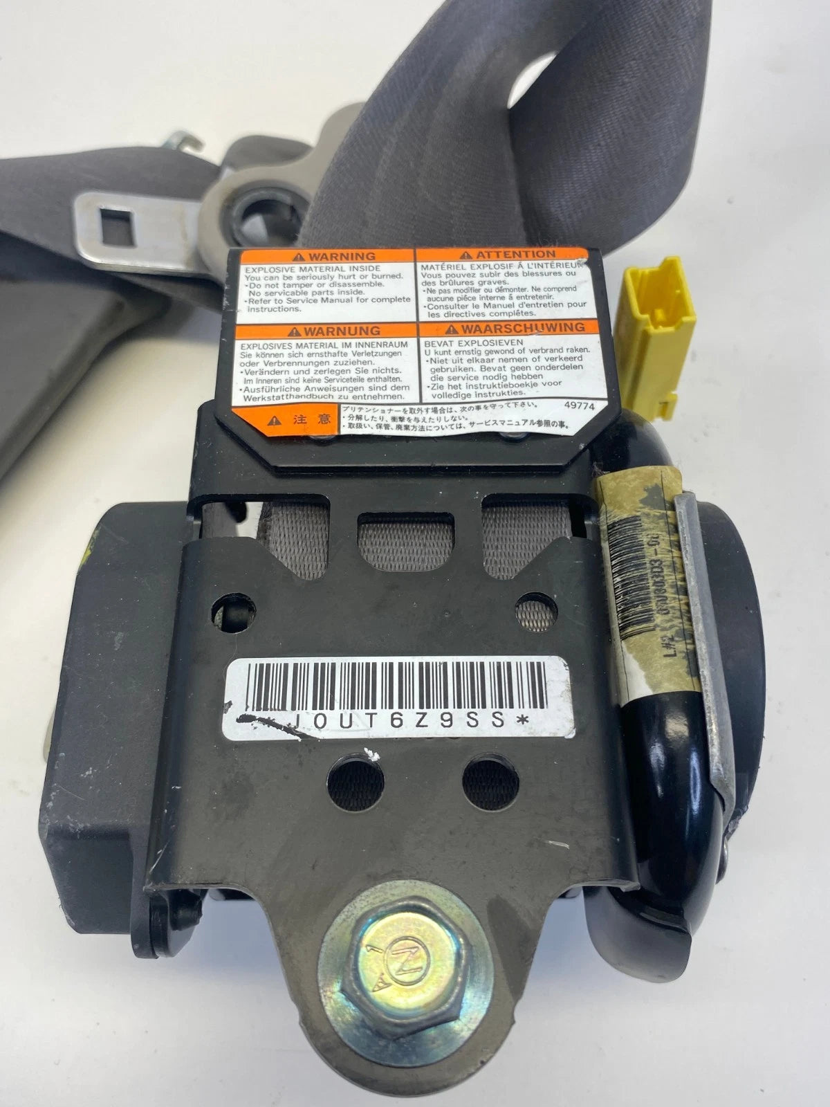 2007-2011 HONDA CR-V FRONT RIGHT SEAT BELT RETRACTOR ASSEMBLY OEM 608200402A