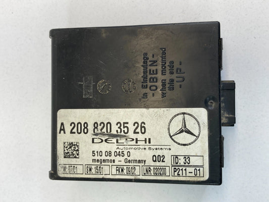 99-03 MERCEDES CLK430 ANTI THEFT ALARM SYSTEM CONTROL OEM FACTORY 2088203526