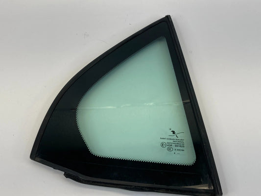 2003-2011 SAAB 9-3 REAR RIGHT DOOR WINDOW GLASS VENT QUARTER E143R-001025 OEM