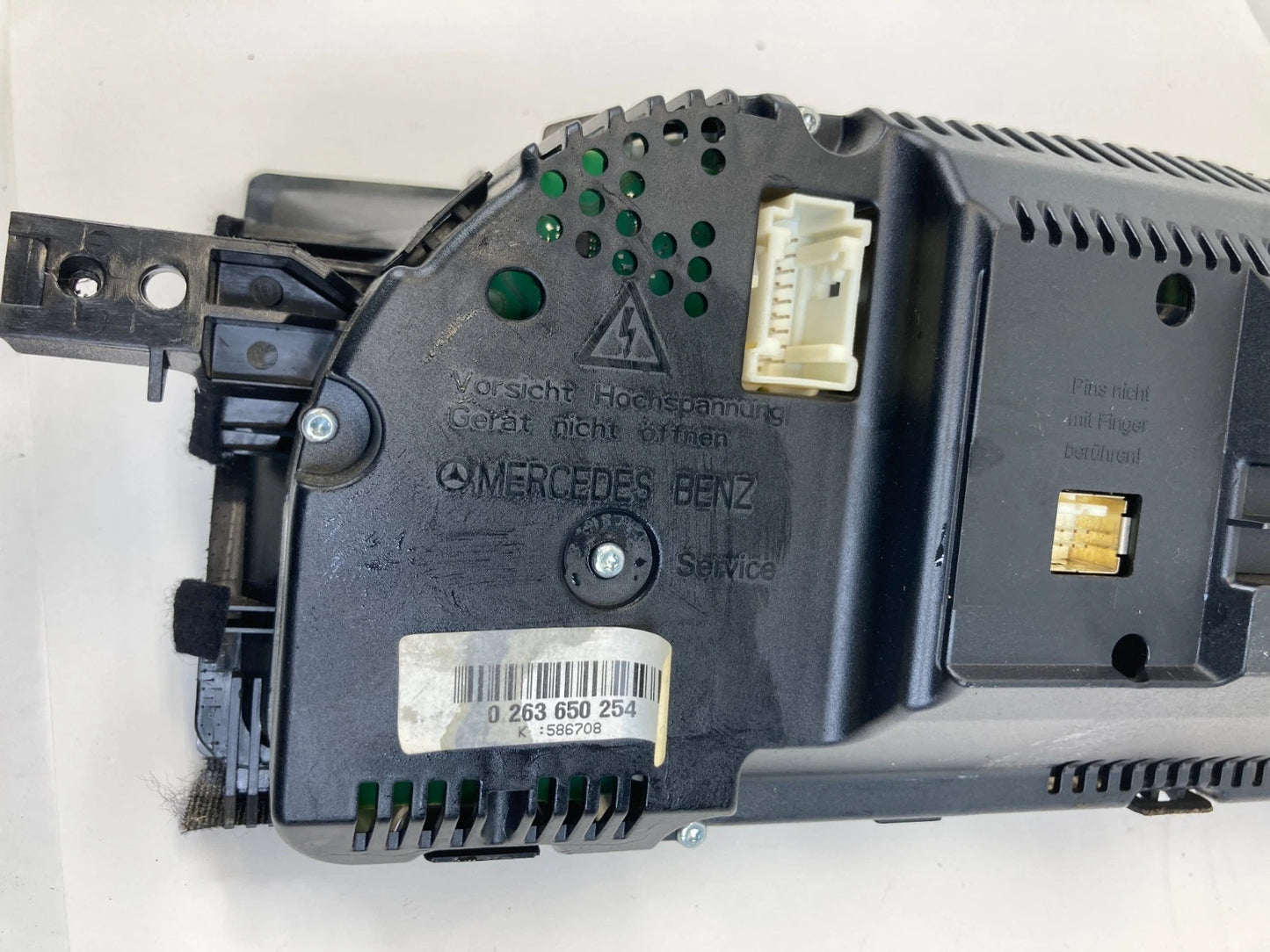 07-10 MERCEDES-BENZ CL550 INSTRUMENT CLUSTER SPEEDOMETER 263-650-254 219K MILES