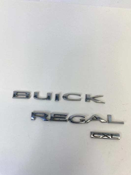 2011 BUICK REGAL CXL SEDAN REAR EMBLEM TRUNK HATCH LOGO BADGE SIGN SET OEM