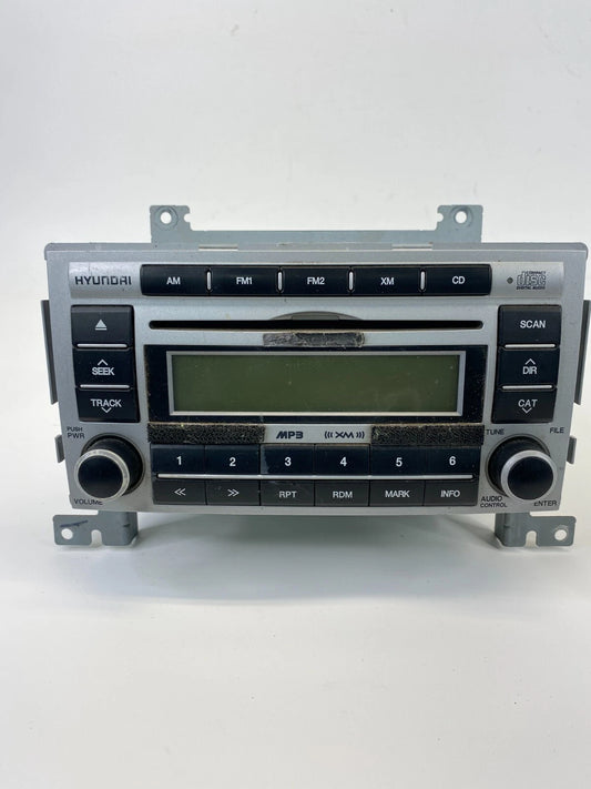 07-09 HYUNDAI SANTA FE AUDIO EQUIPMENT RADIO AM-FM STEREO CD MP3 96100-0W002 OEM