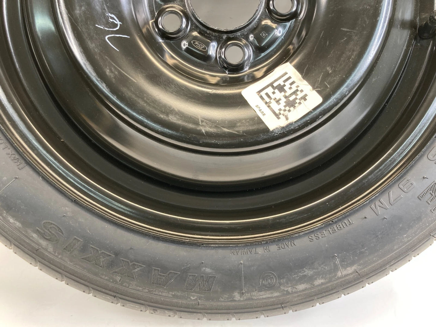 2012-2018 FORD FOCUS 2013-2020 FUSION EMERGENCY SPARE TIRE WHEEL ASSY T125/80R16