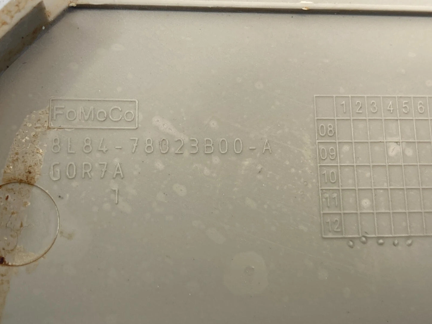 2008-2012 FORD ESCAPE 08-11 MARINER CENTER CONSOLE FUSE BOX COVER TRIM OEM