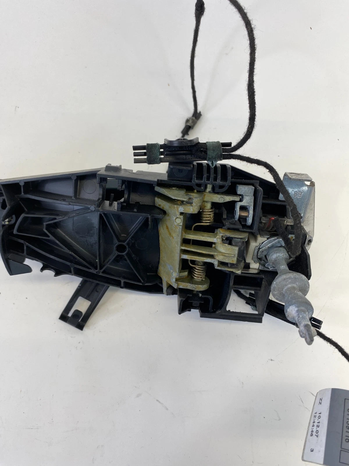 07 08 BMW 328XI SEDAN FRONT LH DRIVER SIDE EXTERIOR DOOR HANDLE W LIGHT WIRE OEM