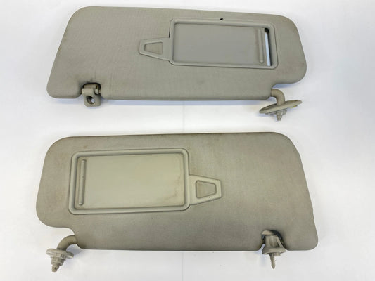 2010-2013 KIA FORTE FRONT LEFT RIGHT SUNVISOR SHADE MIRROR PAIR SET OEM FACTORY