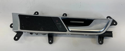 2006-2011 AUDI A6 QUATTRO FRONT RIGHT INNER DOOR HANDLE W/TWEETER 4F0-837-020D
