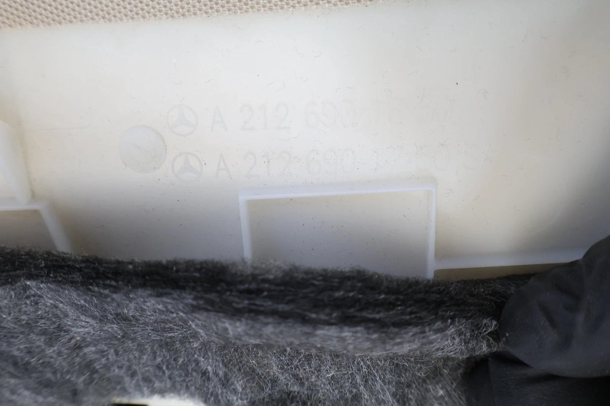 10-16 MERCEDES-BENZ E350 REAR UPPER ROOF HEADLINER TRIM PANEL COVER A2126901650