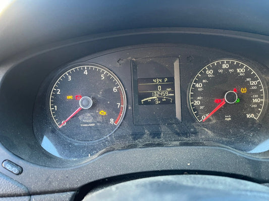 14-15 VOLKSWAGEN JETTA 2.0L INTRUMENT CLUSTER SPEEDOMETER GAUGE 132K 5C6920953