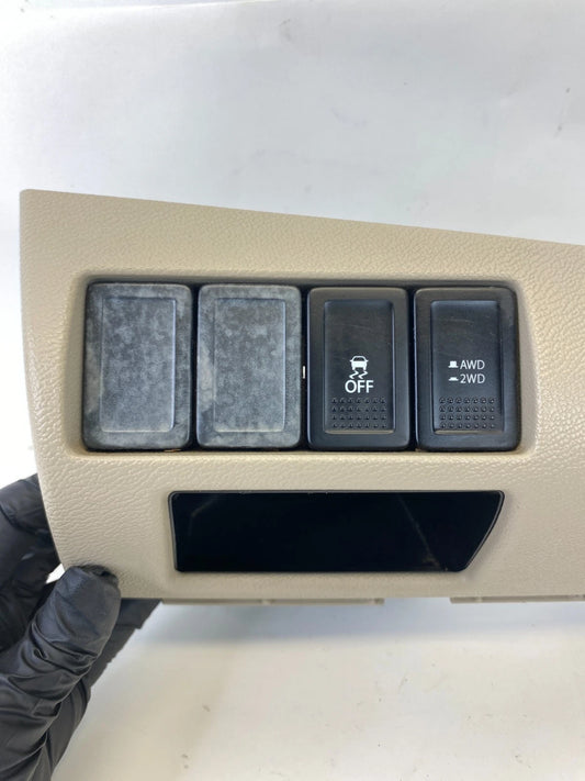 2010-2013 SUZUKI KIZASHI DASH SWITCH PANEL TRACTION AWD 2WD BEZEL OEM 73812-57L1