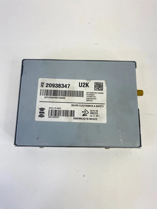 2008-2016 BUICK ENCLAVE SATELLITE RADIO RECEIVER CONTROL MODULE 20938347 OEM