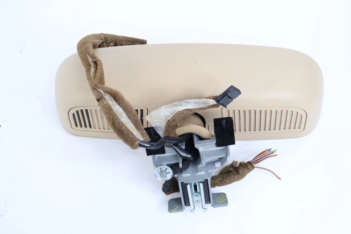 2006-2012 MERCEDES W251 R350 R500 INSIDE REAR VIEW MIRROR AUTO DIM BEIGE OEM