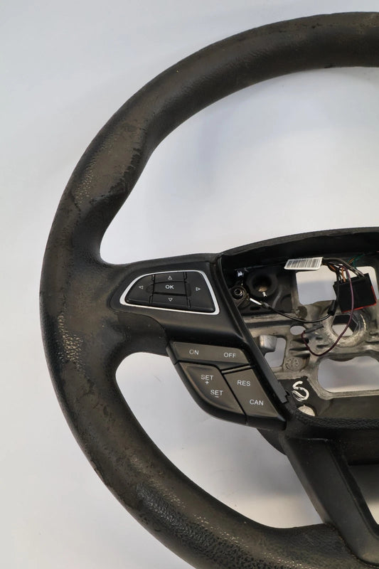 2015-2018 FORD FOCUS DRIVER STEERING WHEEL ASSY W/ MULTIFUNCTIONAL CONTROLS OEM