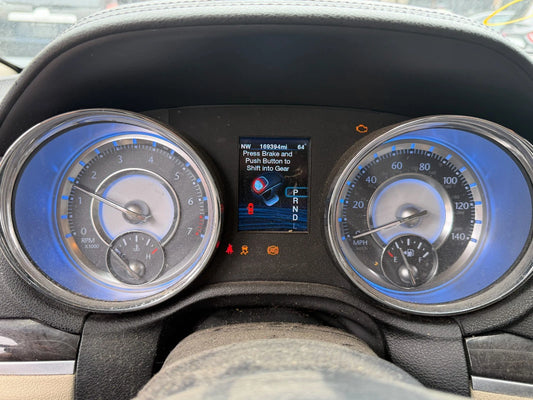 2011-2014 CHRYSLER 300 DASH SPEEDOMETER CLUSTER GAUGES 169K MILES 56046398AH OEM