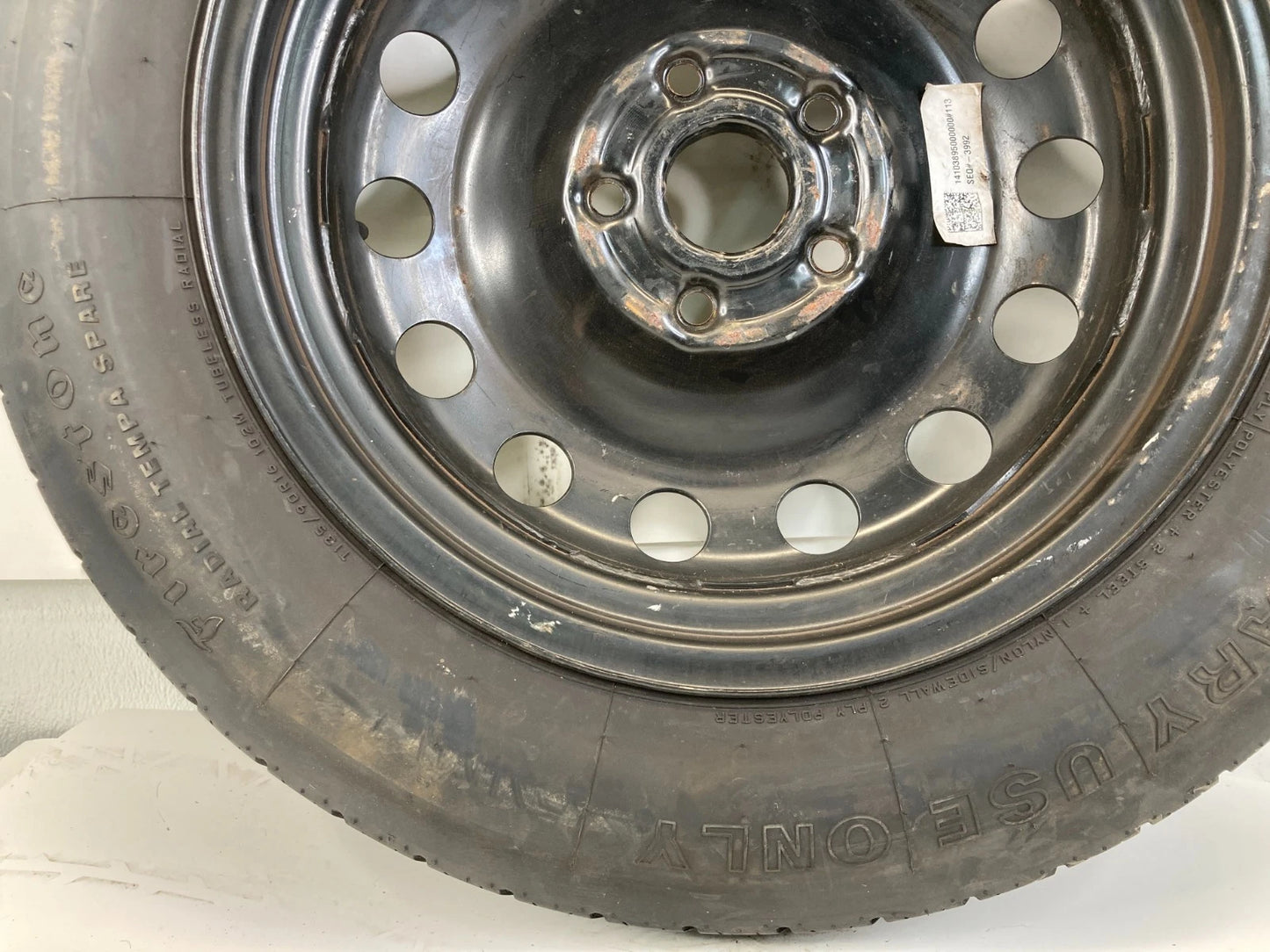 12-15 VOLKSWAGEN PASSAT EMERGENCY SPARE TIRE WHEEL COMPACT DONUT T135/90R16 102M