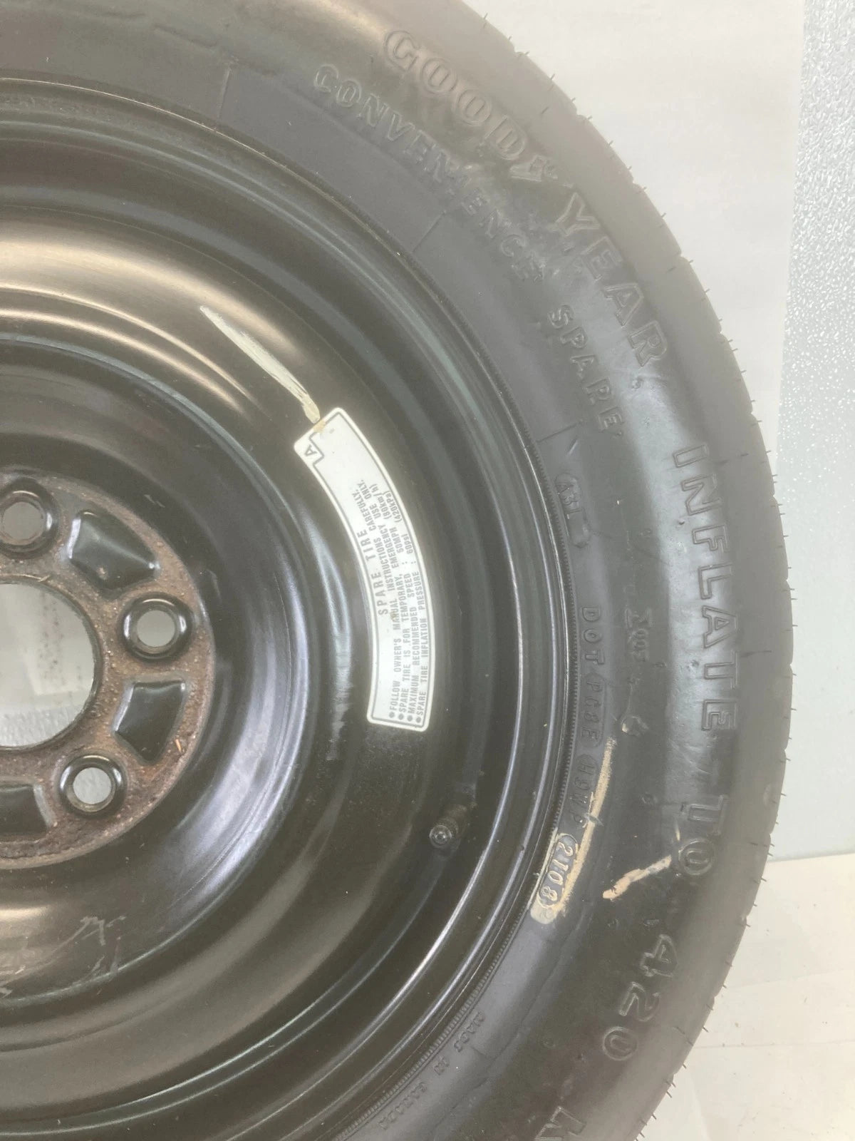 2003-2011 HONDA ELEMENT SPARE TIRE WHEEL COMPAT DONUT T145/90D16 106M OEM