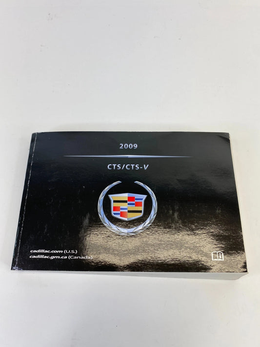 2009 CADILLAC CTS OWNERS MANUAL GUIDE WARRANTY INFORMATION BOOKLET SET OEM