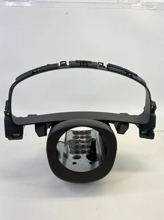2011-2017 VW TOUAREG CLUSTER SPEEDOMETER BEZEL W/ STEERING COLUMN COVER TRIM OEM