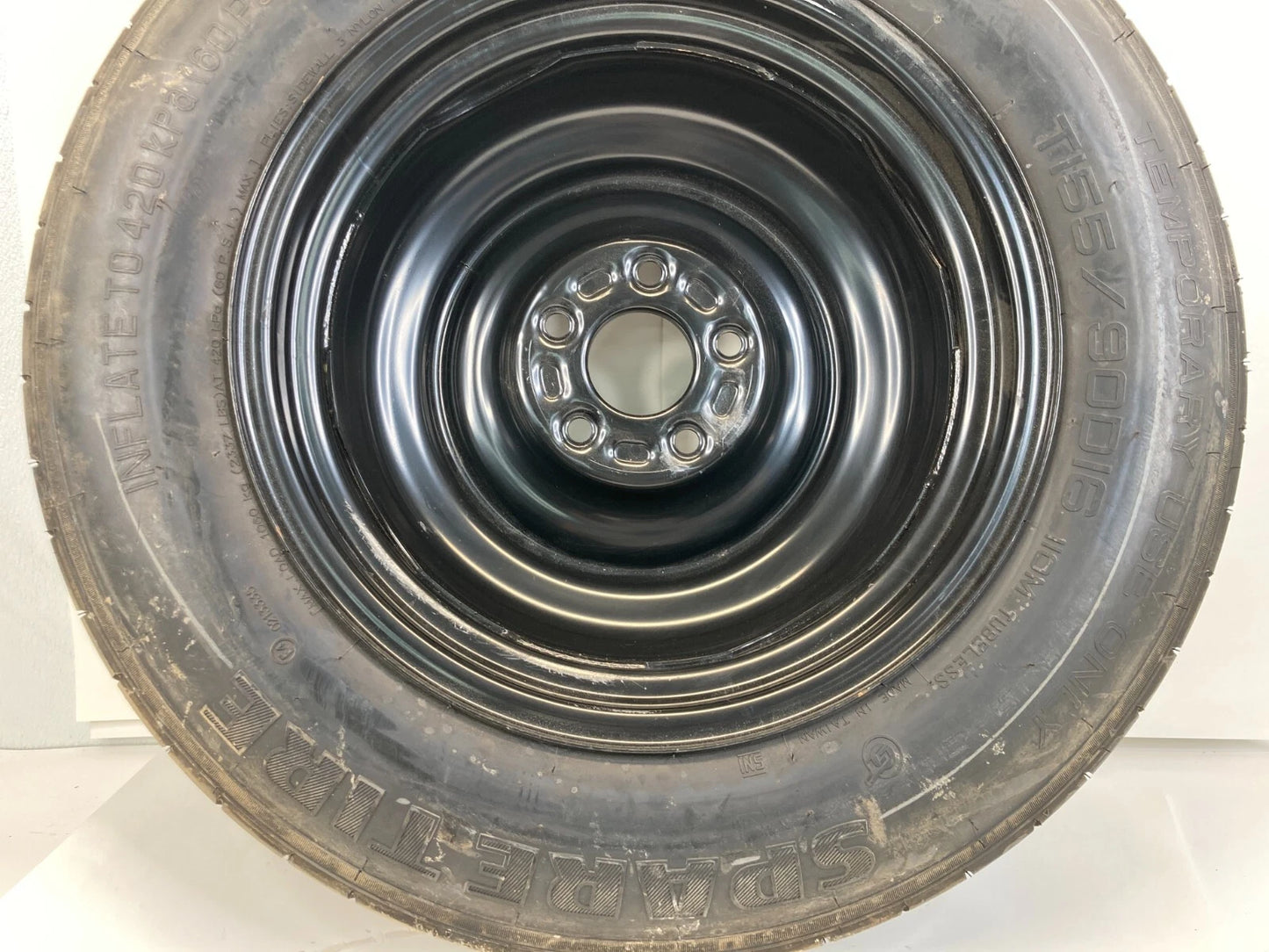 2010-2020 NISSAN ROGUE WHEEL SPARE TIRE COMPACT DONUT RIM T155/90D16 110M OEM