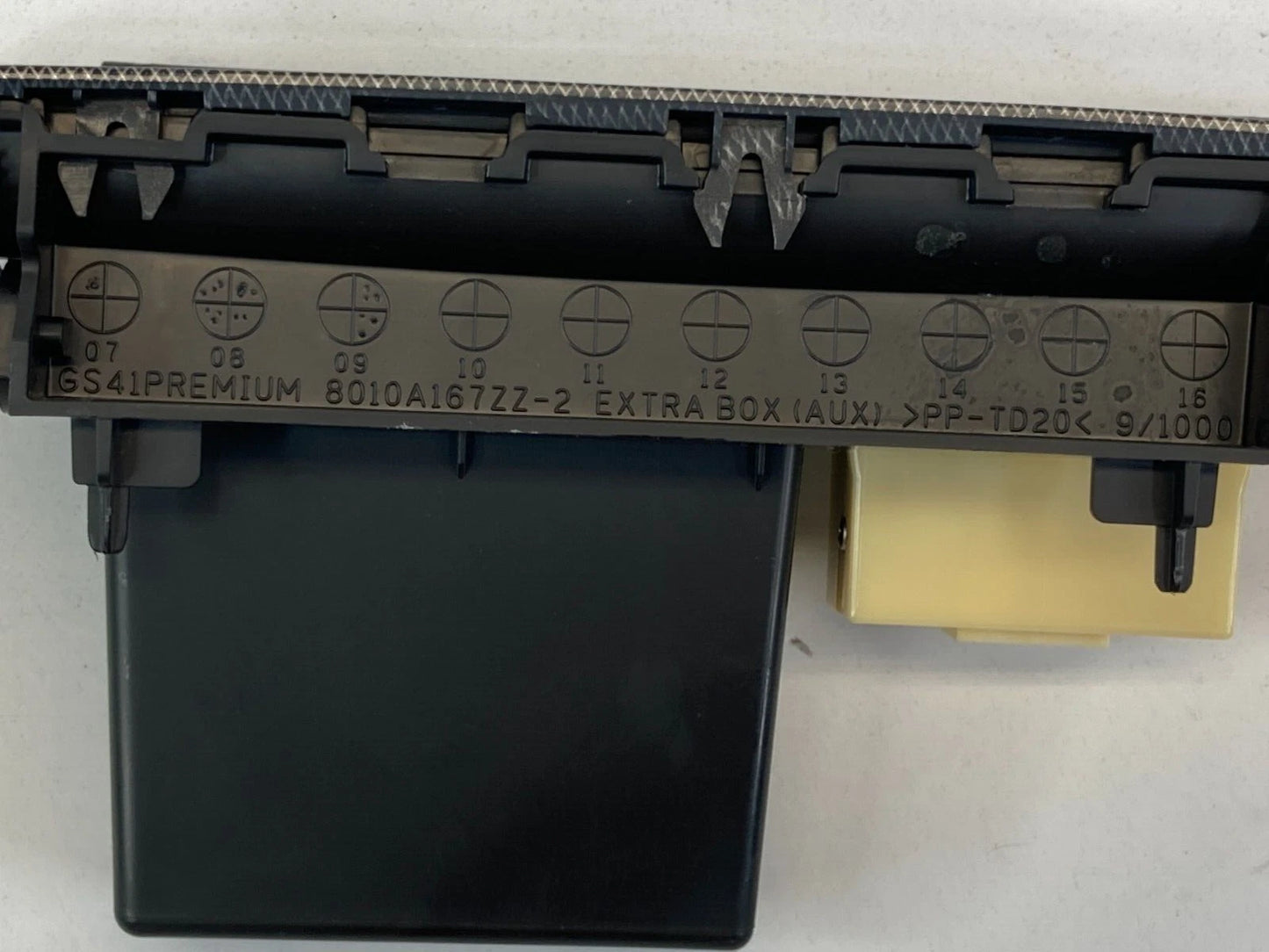 2008-2017 MITSUBISHI LANCER FRONT CENTER DASH STORAGE COMPARTMENT 8010A167ZZ OEM