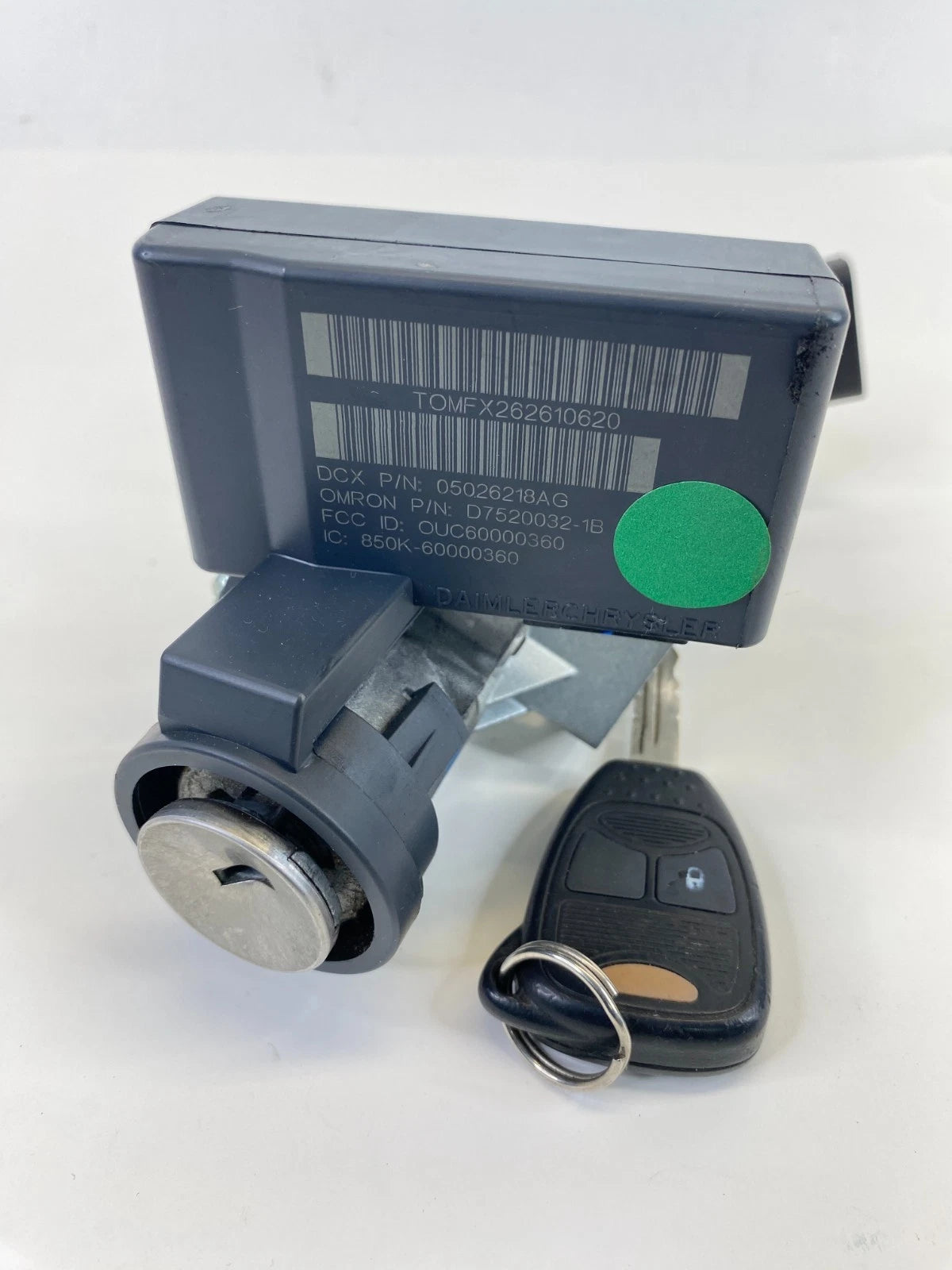 2007-2017 JEEP COMPASS PATRIOT IGNITION SWITCH LOCK CYLINDER & KEY 05026218AG