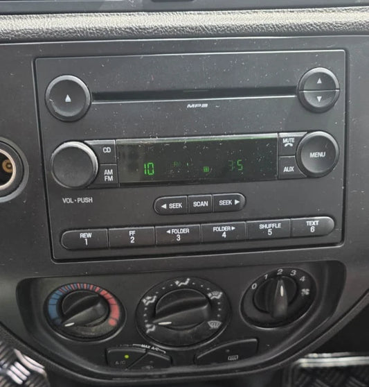 2005-2007 FORD FOCUS FREESTAR RADIO RECEIVER 6CD MP3 PLAYER ASSY 6S4T18C869B OEM