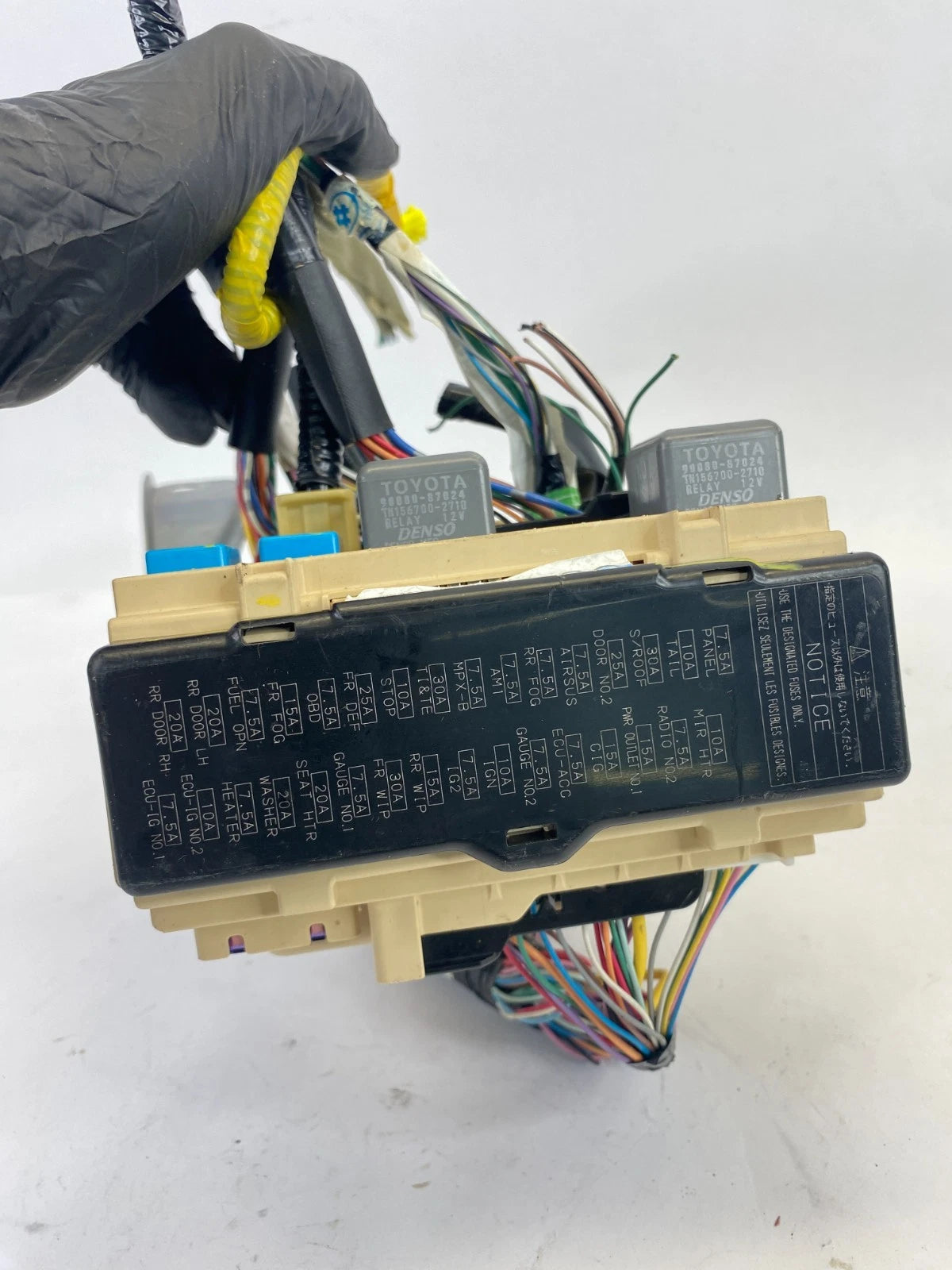 2007-2009 LEXUS RX350 INTERIOR CABIN DASH FUSE BOX JUNCTION BLOCK ASSEMBLY
