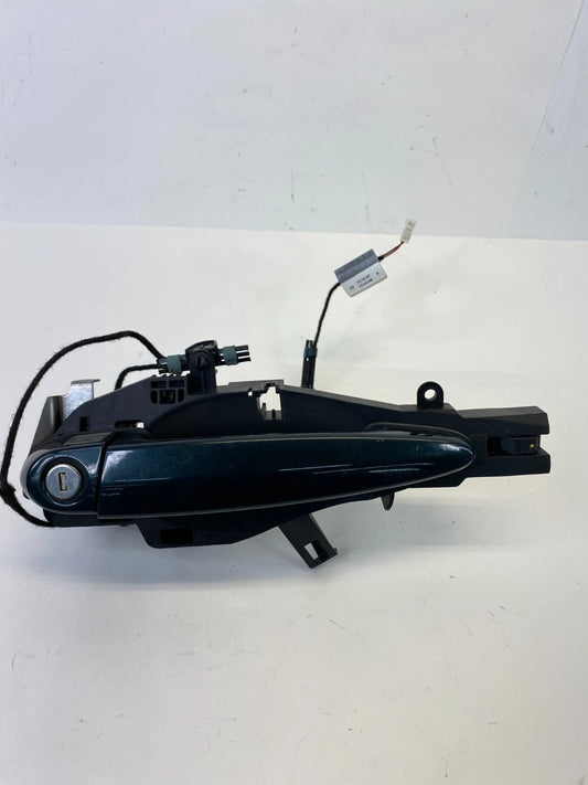 07 08 BMW 328XI SEDAN FRONT LH DRIVER SIDE EXTERIOR DOOR HANDLE W LIGHT WIRE OEM